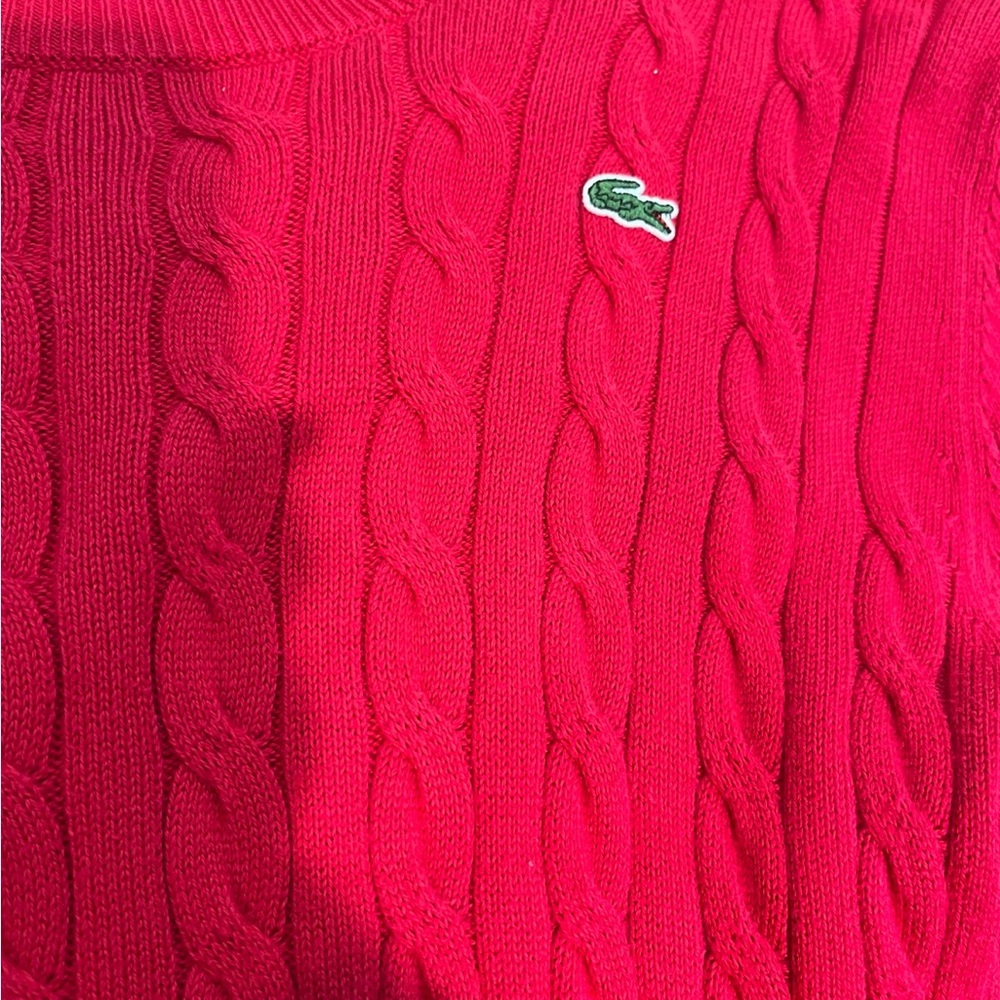 Lacoste Cable Sweater Size 38